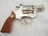 1983 Smith Wesson 34 2 Inch Nickel Kit Gun - 4 of 8