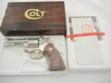 Colt Python 4 Inch Nickel Custom Shop NIB - 1 of 6
