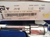 Colt SAA 44-40 Nickel New In The Box - 2 of 5