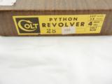 1968 Colt Python 4 Inch In The Box - 5 of 12