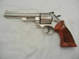 1980 Smith Wesson 29 6 Inch Nickel 44 Magnum - 1 of 9