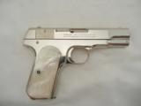 1923 Colt 1903 32 Hamerless Automatic Nickel " SCARCE " - 5 of 10