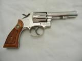 1978 Smith Wesson 13 357 Nickel - 4 of 8