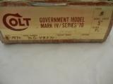 1974 Colt 1911 Government Series 70 NIB
" Investment Quality " - 2 of 8