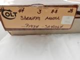 Colt SAA Sheriffs Model 44 New In The Case.
.44 special / 44-40 Box / Case / Outersleeve - 3 of 8