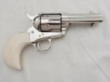 Colt SAA 45 3 1/2 Birdhead Ivory NIB" ULTRA RARE configuration complete with FACTORY LETTER "- 5 of 6