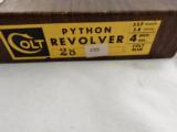 1968 Colt Python 4 Inch In The Box - 2 of 16