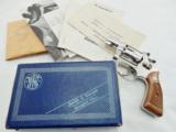 1980 Smith Wesson 34 Nickel Kit Gun NIB - 1 of 6