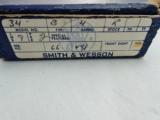 1960's Smith Wesson 34 4 Inch NIB C&R - 2 of 6