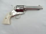 Colt SAA 38-40 Nickel Ivory NEW - 3 of 4