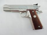  Colt 1911 Gold Cup Series 70 Nickel - 1 of 11