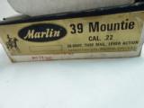 1967 Marlin 39A 39 Mountie 22 JM NIB" Investment Grade " - 2 of 12