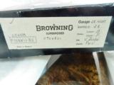 Browning Superposed P4 28 Gauge 28 Inch NIB
***Ultra Rare***
" Factory Letter " - 5 of 13