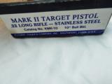  Ruger Mark II 10 Inch Target SS In The Box - 2 of 9