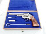 1978 Smith Wesson 29 6 1/2 Nickel In Case - 1 of 9