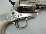  Colt SAA Cut A Way Engraved Pearl NIB*** Factory Master Engraved *** RARE *** - 6 of 8