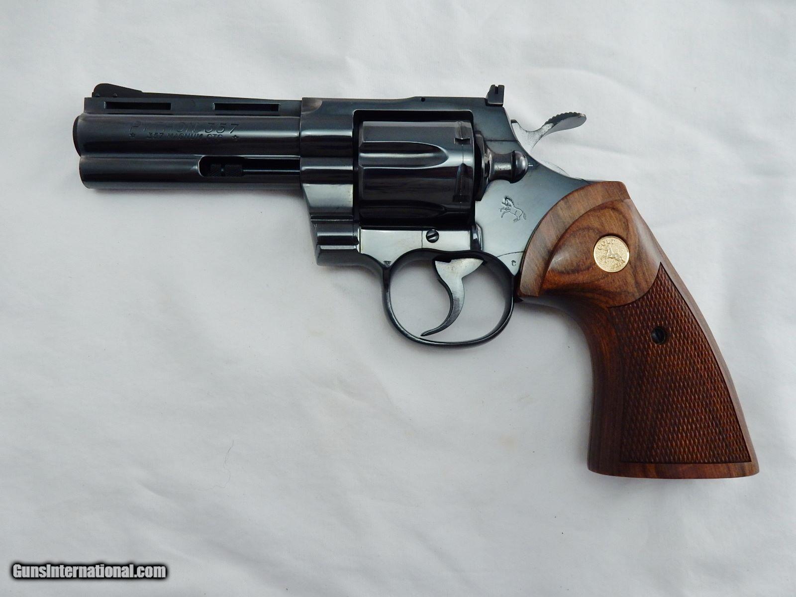 1979 Colt Python 4 Inch 357