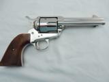 1971 Colt SAA 4 3/4 Nickel 45LC NIB Complete - 6 of 7