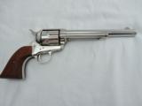  1981 Colt SAA 7 1/2 Nickel 357 NIB - 4 of 5