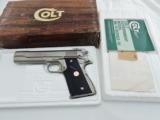 Colt 1911 9MM Electroless Nickel In The Box - 1 of 12