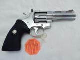 Colt Python 4 Inch Bright Stainless NIB - 4 of 6