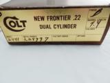 1975 Colt New Frontier Dual Cylinder 22 NIB - 2 of 6
