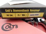 1971 Colt Diamondback 2 1/2 Inch Nickel In The Box - 2 of 12