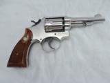 1973 Smith Wesson 10 4 Inch Nickel - 4 of 9
