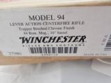 Winchester 94 44 Trapper Factory Chrome NIB
*** RARE *** - 2 of 9