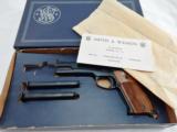 1978 Smith Wesson 52 Master 38 In The Box - 1 of 10