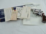 1963 Smith Wesson 48 Factory Nickel In The Box *** ULTRA RARE NON CATALOGUED *** S&W JINKS LETTER *** - 1 of 16