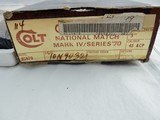 1980 Colt 1911 Gold Cup Series 70 NIB - 2 of 6