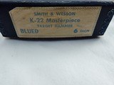 1960 Smith Wesson 17 K22 Masterpeice NIB - 6 of 7