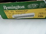 1986 Remington 870 Wingmaster 410 In The Box - 2 of 12