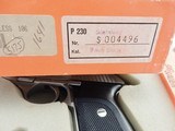 1986 Sig Sauer West Germany P230 380 In The Box - 2 of 9