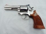 1985 Smith Wesson 586 4 Inch Nickel 357 - 1 of 8