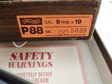 1989 Walther P88 New In The Box - 3 of 7
