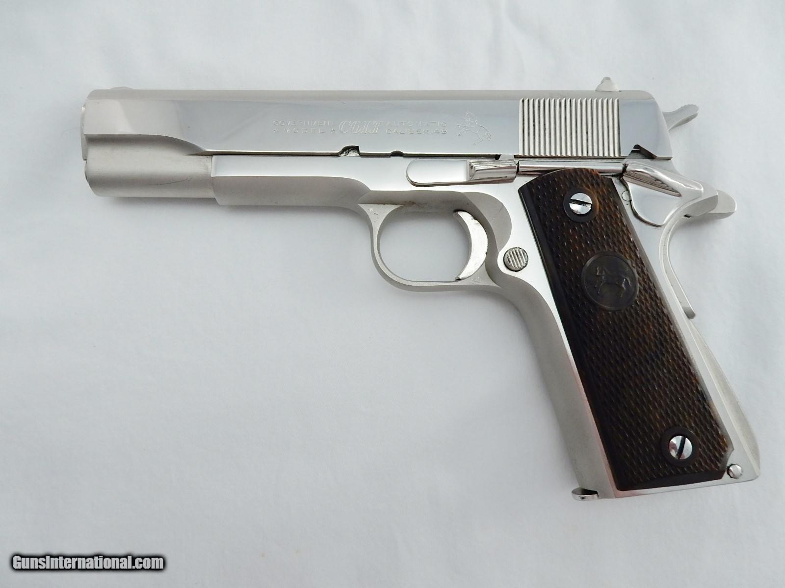 1961 Colt 1911 Government Nickel Pre 70 45ACP