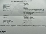 1993 Colt Anaconda Custom NIB With Letter - 2 of 8