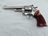 Smith Wesson 29 44 Magnum Nickel 6 Inch - 1 of 9
