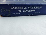 1961 Smith Wesson 53 First Year 4 Screw NIB
" Both Cylinders " - 5 of 11