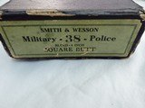 Smith Wesson 1905 38 MP Pre War In The Box - 2 of 10