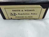 1941 Smith Wesson 32 Regulation Police Pre War In The Box - 2 of 12