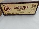 1975 Colt Woodsman Match Target 4 1/2 NIB NEW IN BOX - 2 of 6
