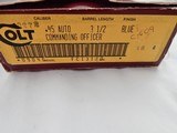 1987 Colt Commanding Officers 45ACP NIB - 2 of 6