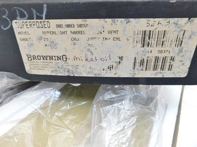 1980 Browning Superposed 20 Gauge Midas Superlight In The Box - Image 3 of 15