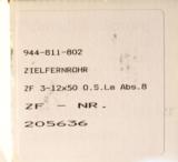 Schmidt&Bender ZF 3-12X50 New in Box - 5 of 5