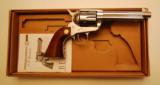 Uberti (Beretta) Stampede - Nickel (SS) Finish - 45 Long Colt - New In Box - 4 of 4