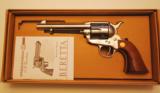 Uberti (Beretta) Stampede - Nickel (SS) Finish - 45 Long Colt - New In Box - 3 of 4