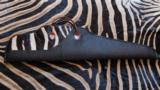 EXOTIC LEATHER NEW ZEBRA AND WILDEBEEST RIFLE CASE - 1 of 1